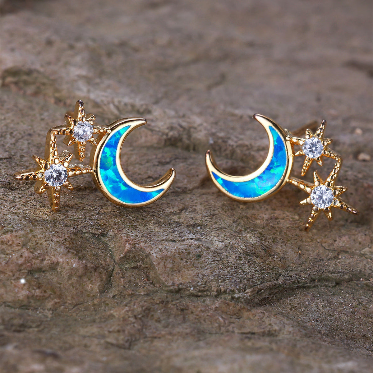 Moon and Stars Earrings