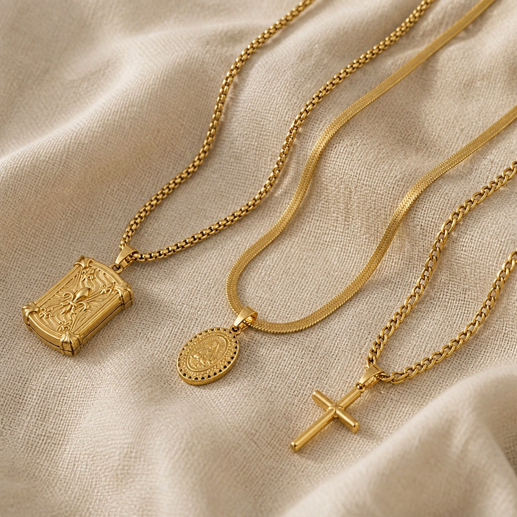 Imperial Charm Layer Necklace Set