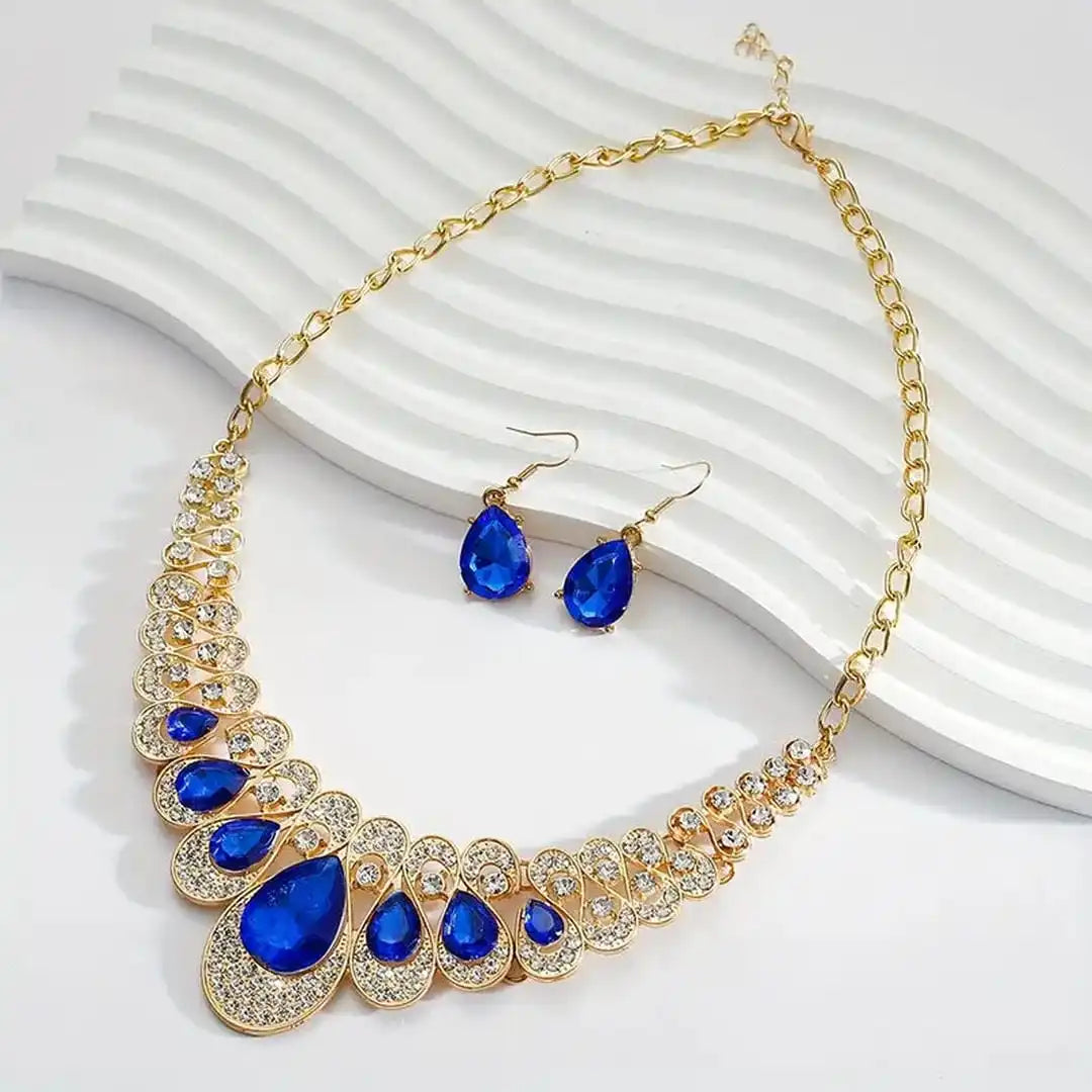 Maevina Zafiros Jewelry Set