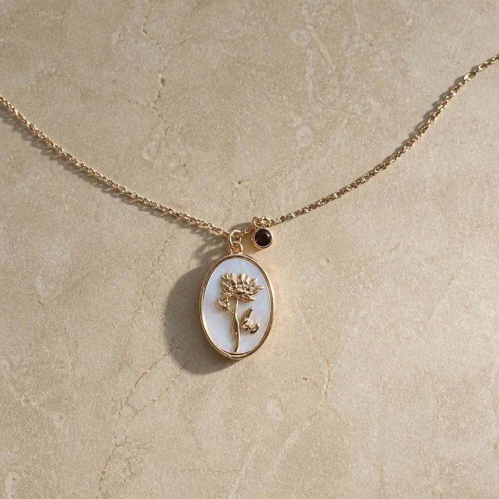 Vintage Birthstone Necklace Collection