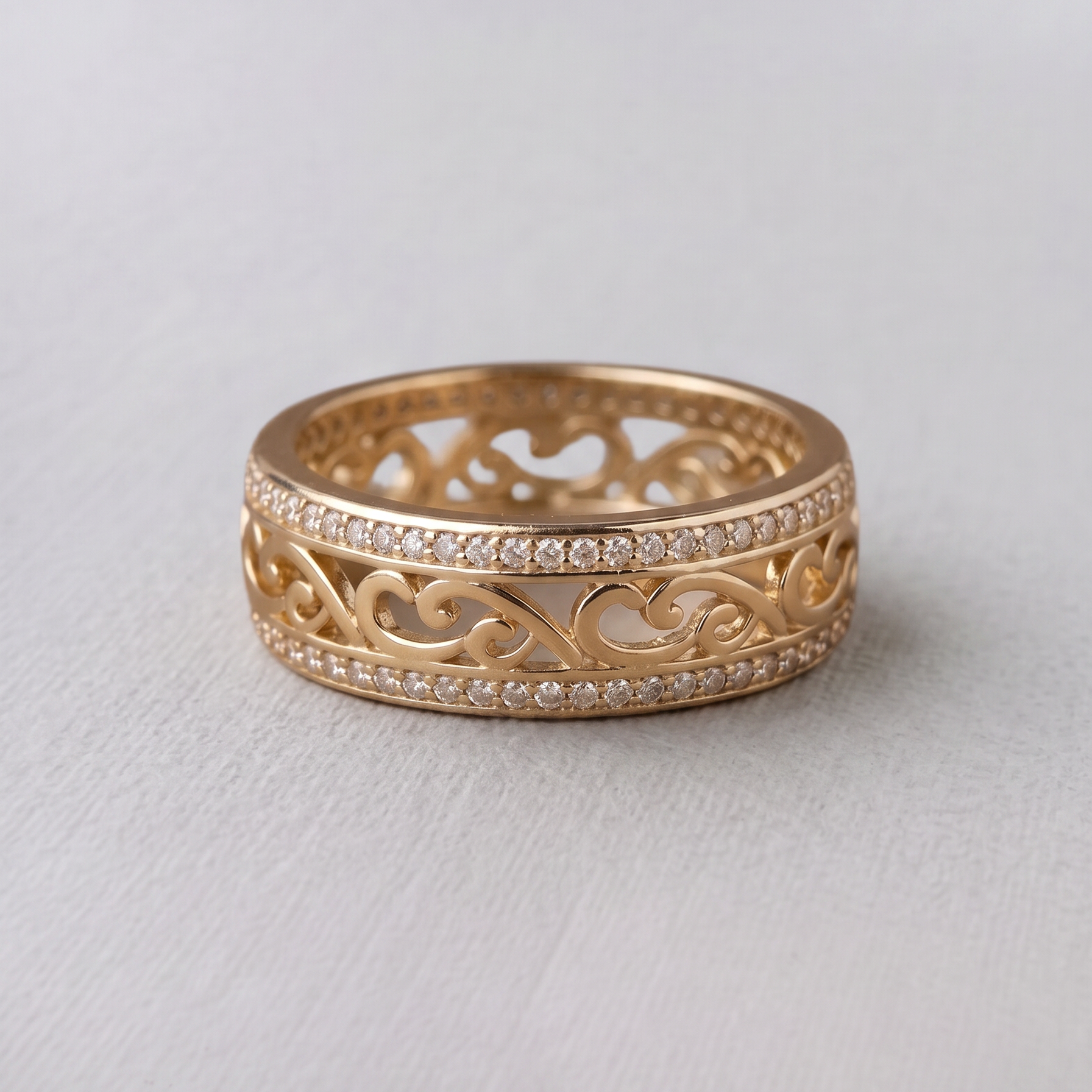 Bold Architectural Statement Ring