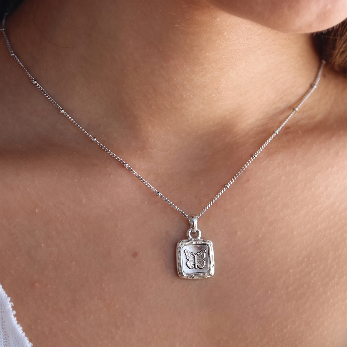 Vintage Necklace in Silver