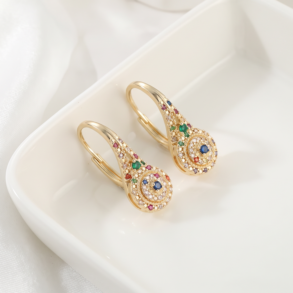 Multicolor Sparkle Elegance Earrings