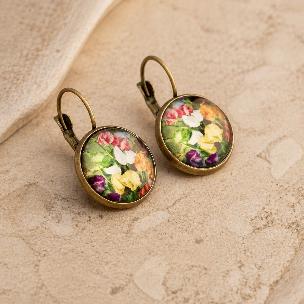 Antique Blossom Statement Earrings