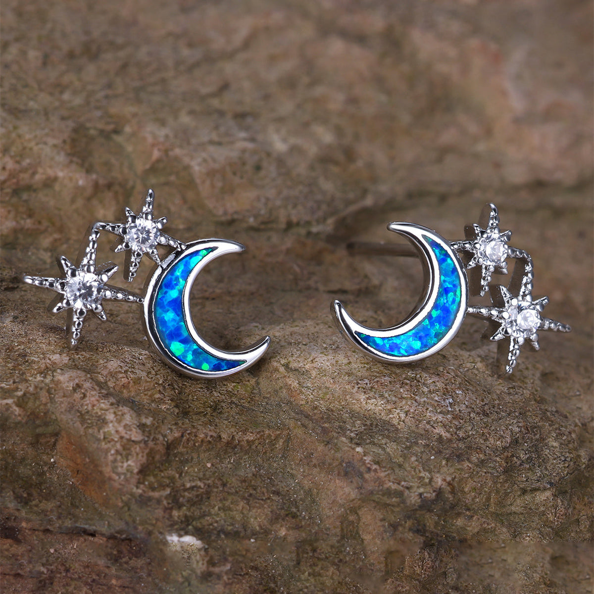 Moon and Stars Earrings