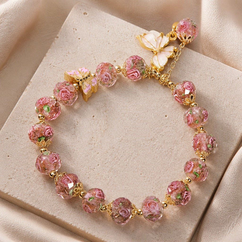Whimsical Butterfly Charm Bracelet