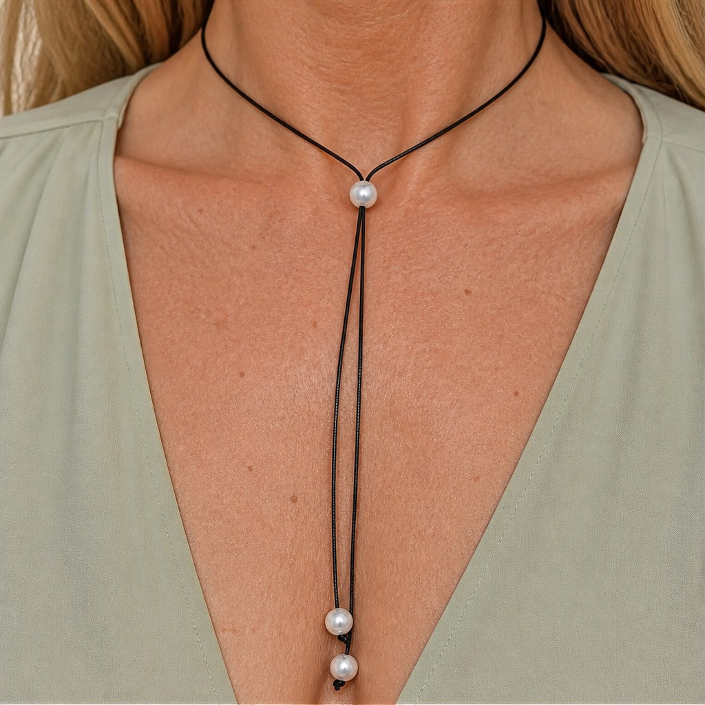 Minimal Tassel Choker Necklace