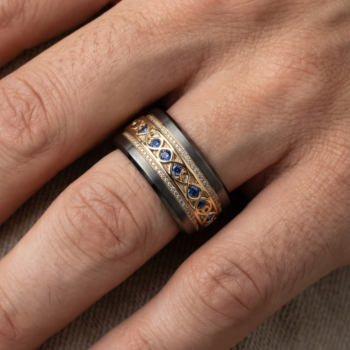 Classic Infinity Statement Ring