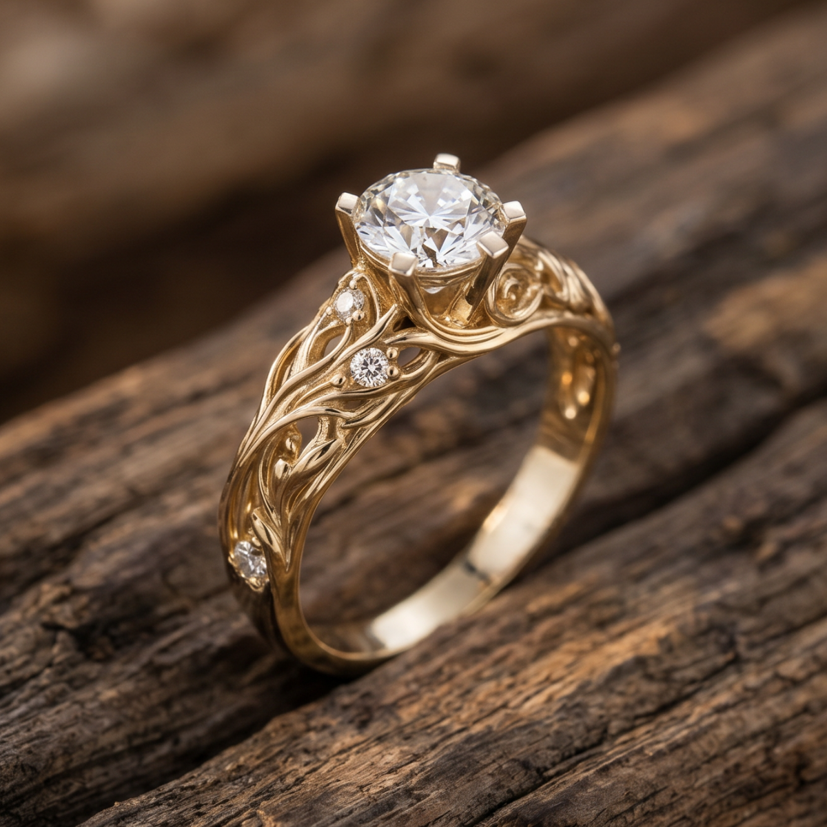 Exquisite Exotic Zirconia Ring