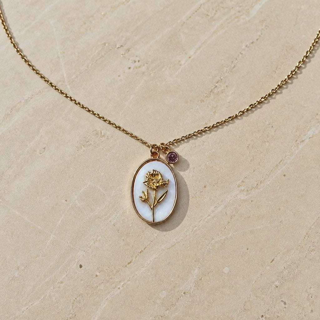 Vintage Birthstone Necklace Collection