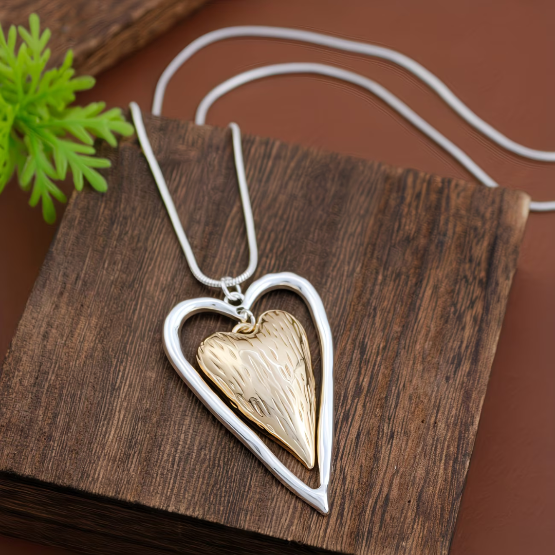 Timeless Heart Duo Necklace