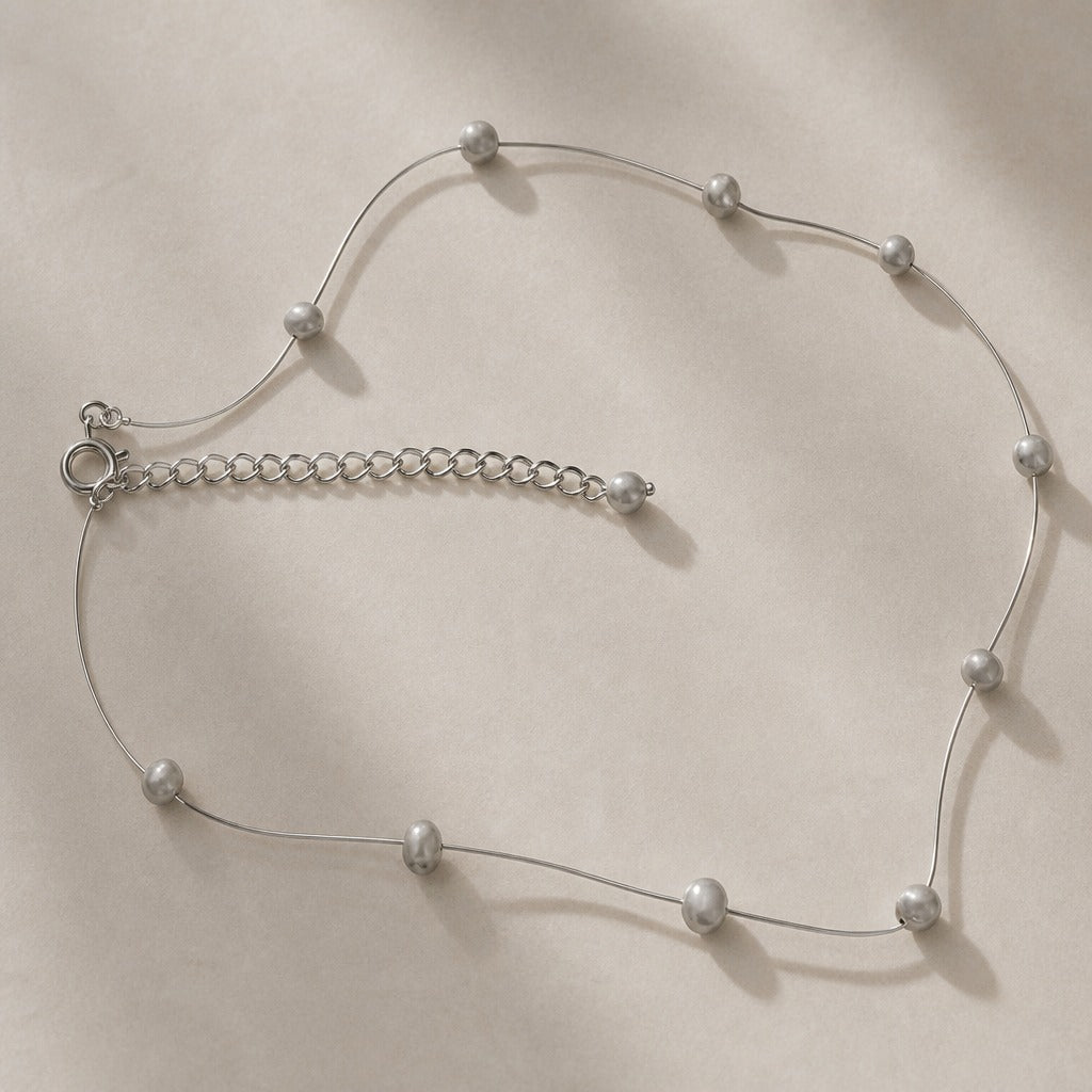 Couture Chain Beads Necklace