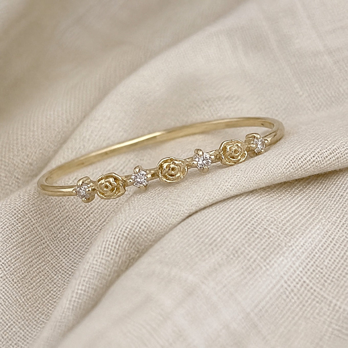 Vintage Rose Statement Ring