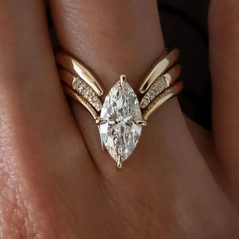 Crown Jewel Gold Ring