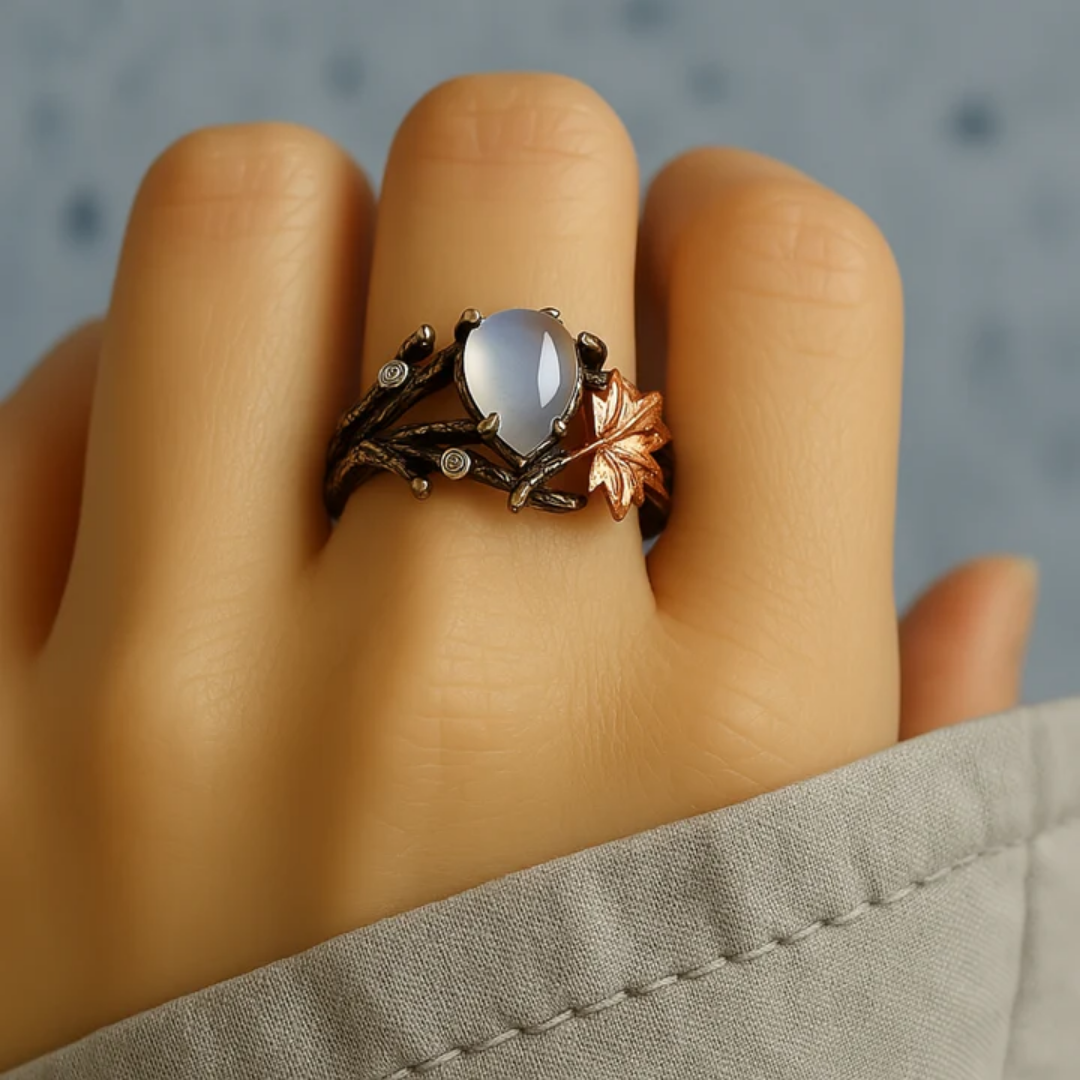 Moonstone Ethereal Aura Ring